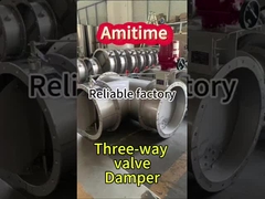 Elektryczny zawór sterujący trójstronnym