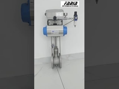 Zawór pneumatyczny spalin wysokotemperaturowych