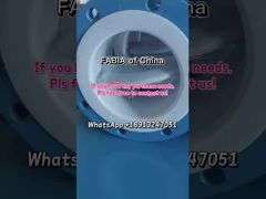 Pneumatyczny zawór motylkowy Fluorowy zawór motylkowy Aktuator FABIA