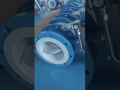 zawór motylkowy wyłożony fluorem