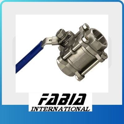Fabia 1/2'' 2 Way  Ball Valve Electric Adjustalbe Type Stainless Steel L-Port